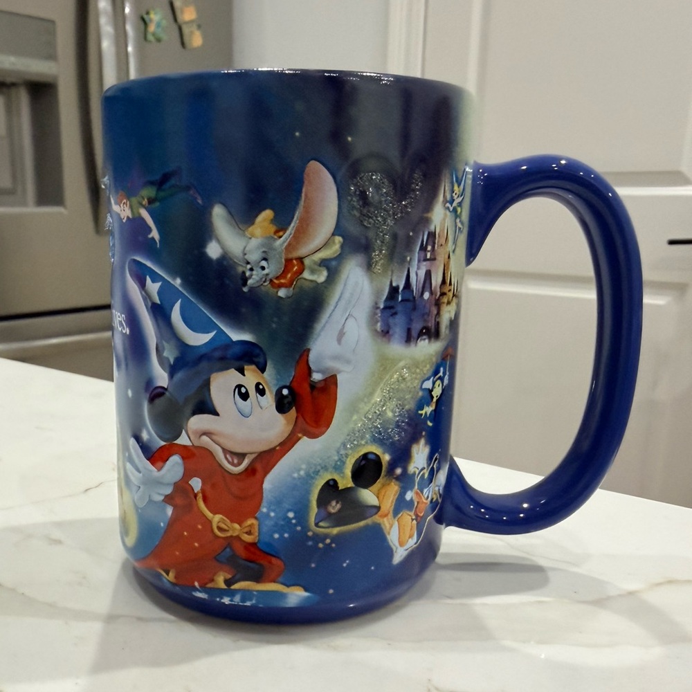 Disney Fantasia Sorcerer Mickey Blue Mug
